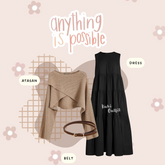 Oneset Dress OOTD Outfit Korean Style - KK199